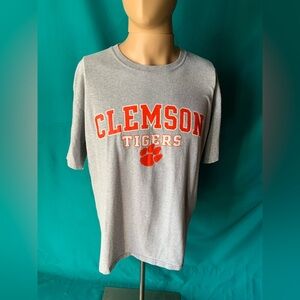 Champion Gray Clemson University Tigers Crewneck T-Shirt